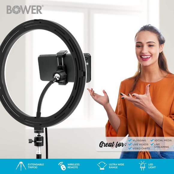 Clearance: Bower 12" Ring Light Kit - New in Box - Picture 1 of 6
